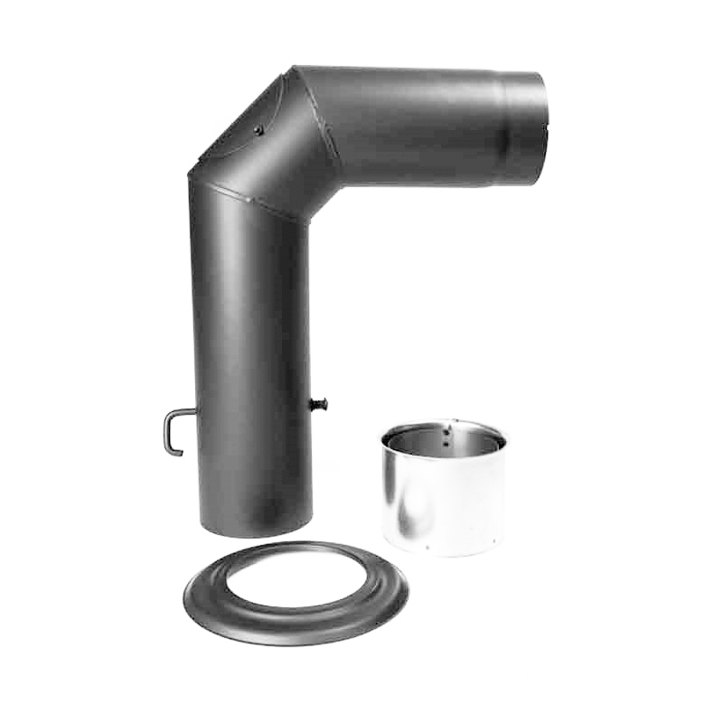 Winkel -Set 600 x 450mm ø 150 gussgrau Restposten