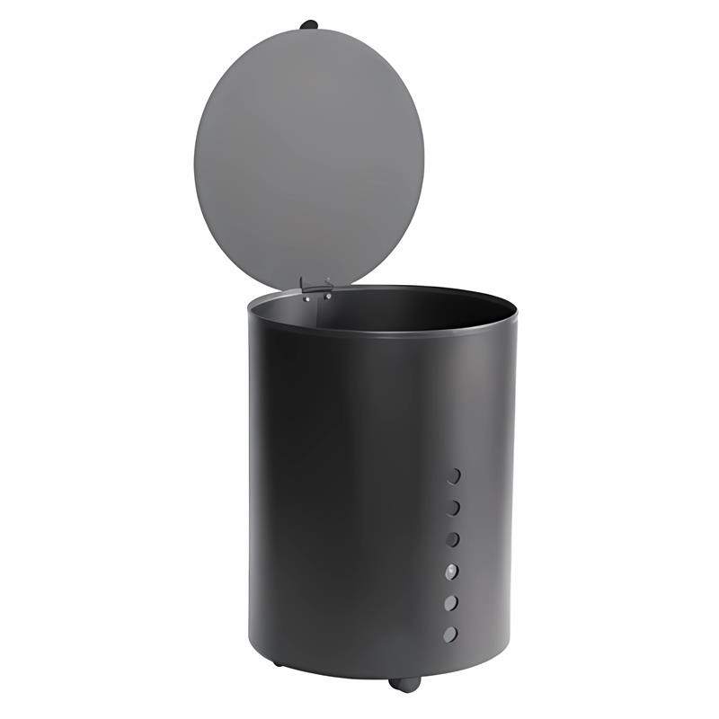 Pellets-Box Schwarz 20 kg, Kompakter Vorratsbehälter für Pelletöfen