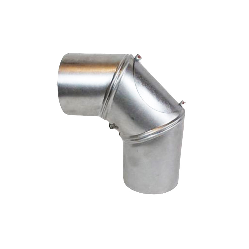 Ofenrohr Bogen verstellbar 0-90° mit Tür FAL DN 130mm