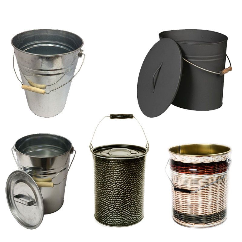 Ascheeimer Kohleeimer Mehrzweckeimer mit und ohne Deckel