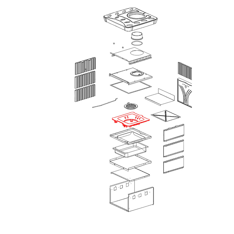 Brennraumboden für Lucy von La Nordica