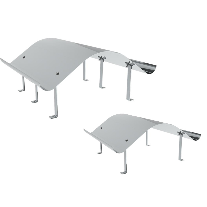 Edelstahl Schornstein Haube Dach geschwungen Napoleon verschiedene Größen