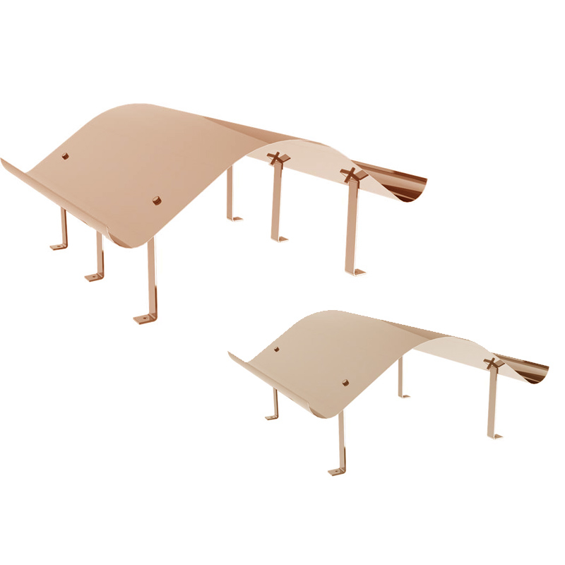 Kupfer Schornstein Haube Dach geschwungen Napoleon verschiedene Größen