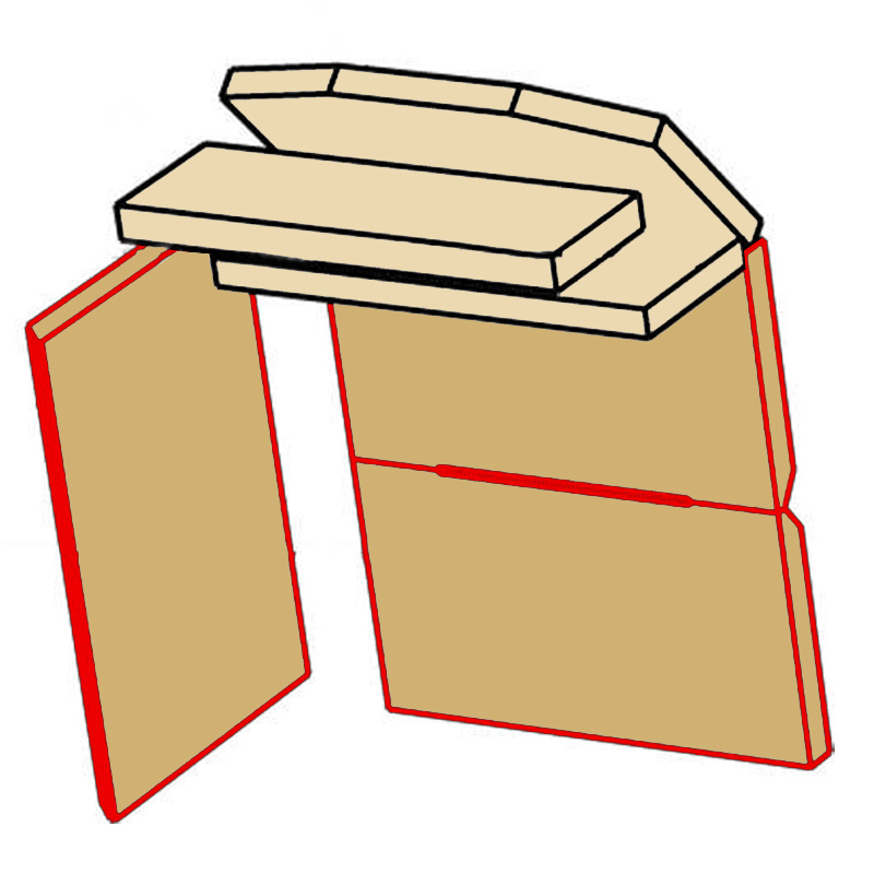 Ausmauerung Vermiculite passend für Kaminofen Grato Gordan von Eurotherm