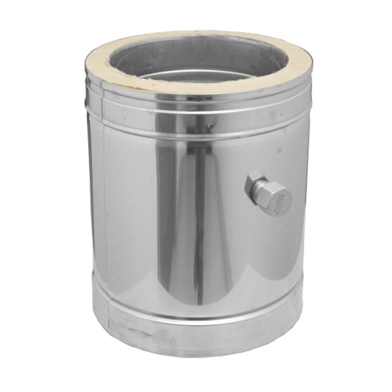 050/DN180 DW6 Element mit Messöffnung 330/270 mm Dinak inkl. Klemmband