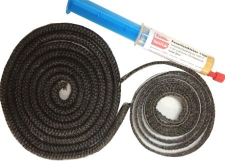Dichtset passend für Kaminofen Kunzit Kemino von Eurotherm