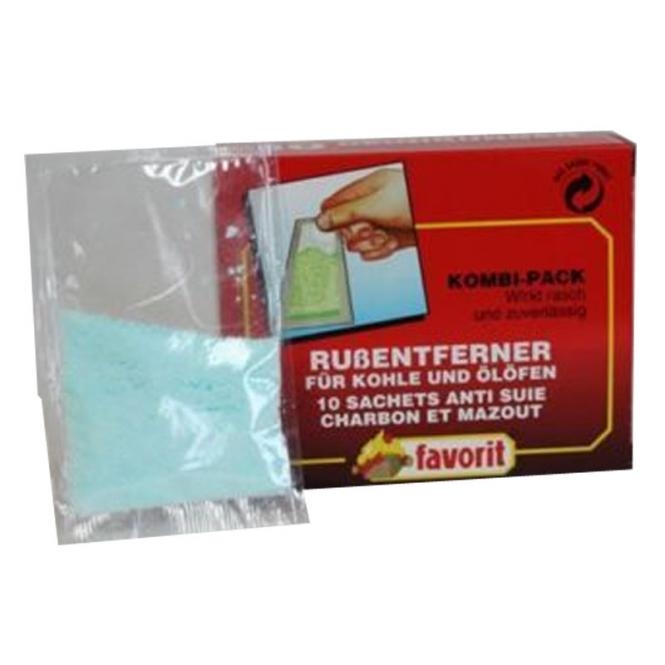 Ofen Entrußer für Holz und Kohle 10 Beutel #1268