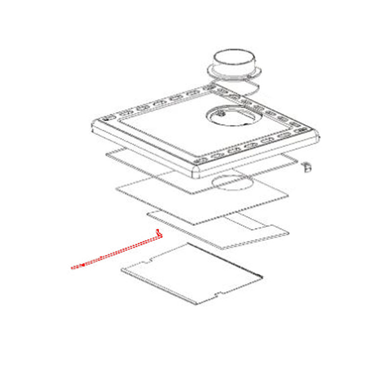 Stange für Leitblech für Rossella R1 von La Nordica