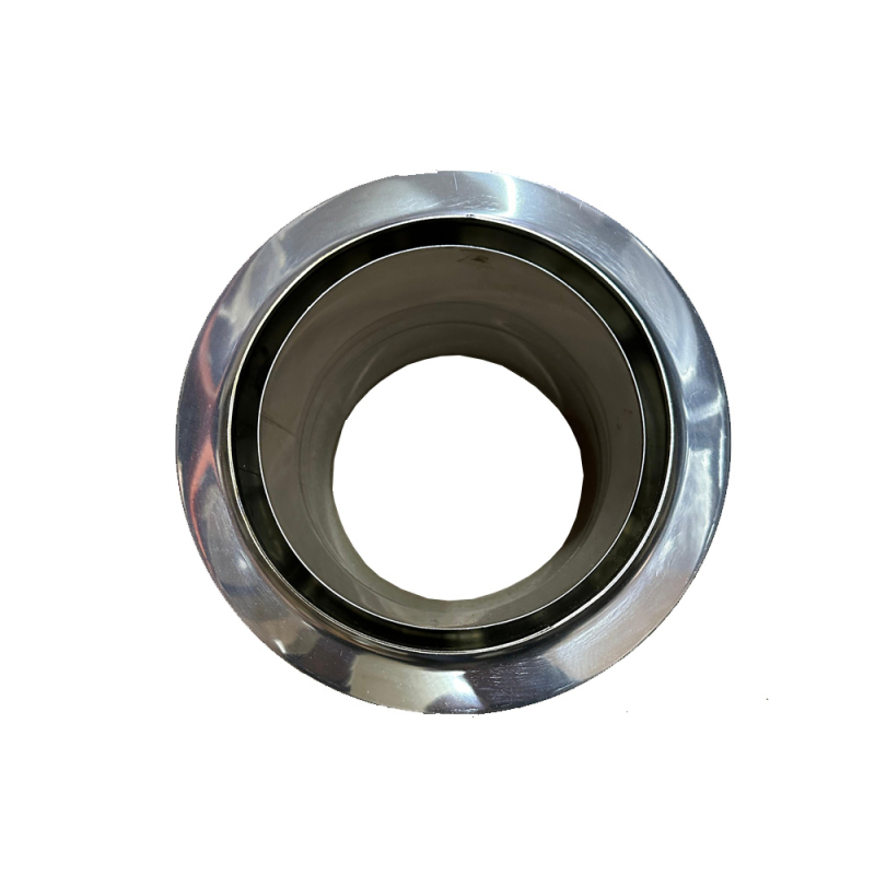 Raab Edelstahl DW-FU KAGO Anschlussübergang EW auf DW DN160 mit innenliegendem Wandfutter 2. Wahl evtl. Lagerspuren