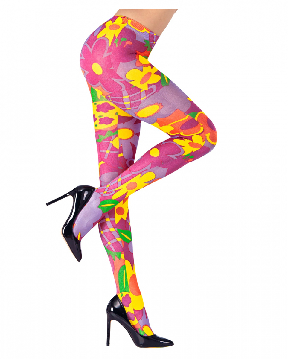 Bunte Hippie Strumpfhose