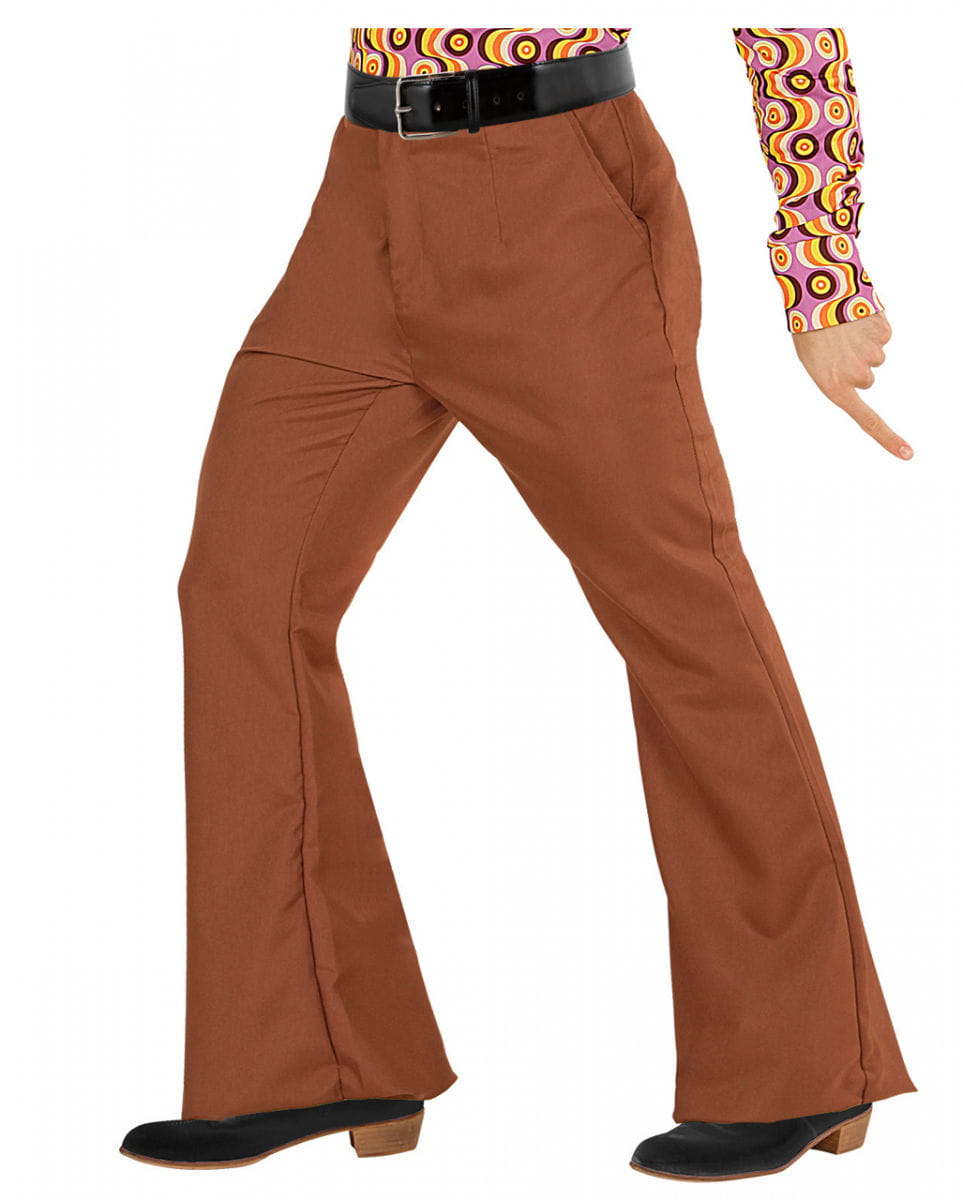 Braune 70er Jahre Schlaghose
