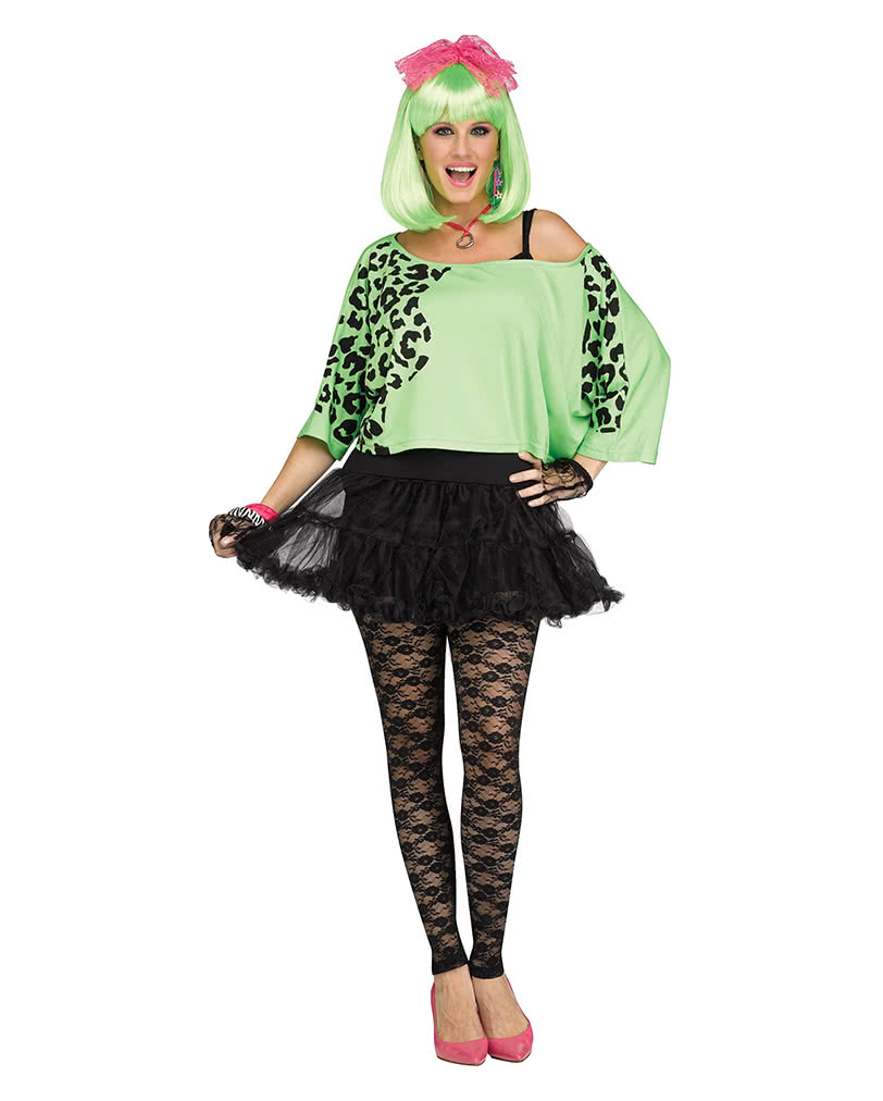 Grünes 80er Jahre Top