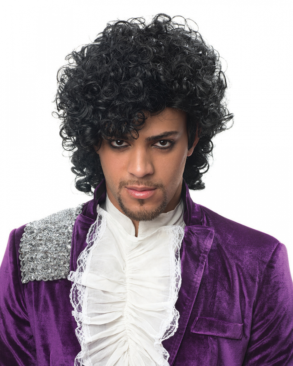 80er Jahre Purple Rain Perücke