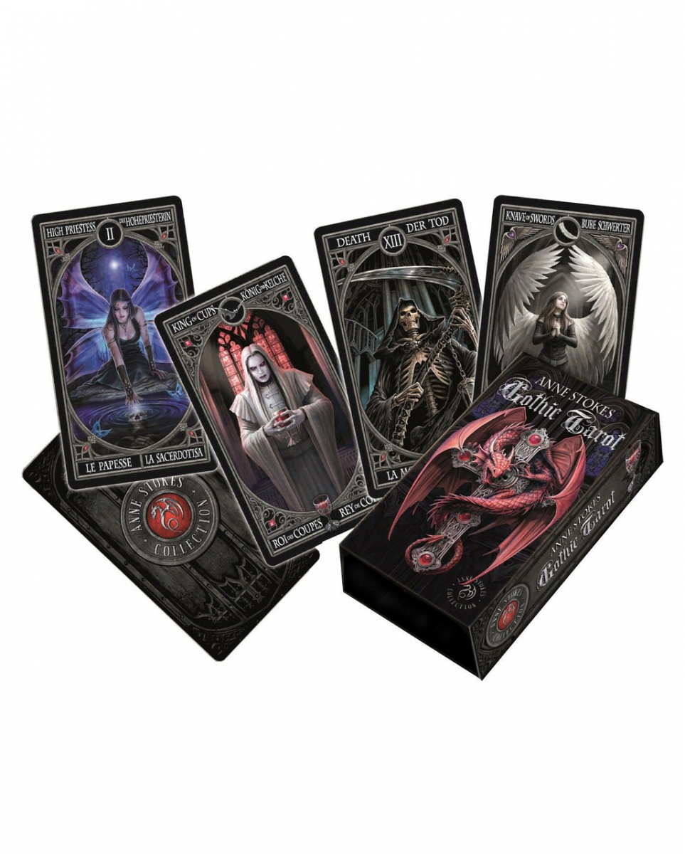 Gothic Tarot Karten von Anne Stokes