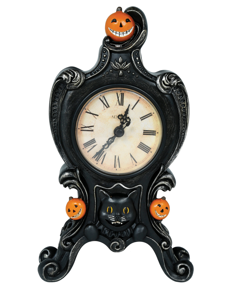 Vintage Halloween Tischuhr 24x14 cm