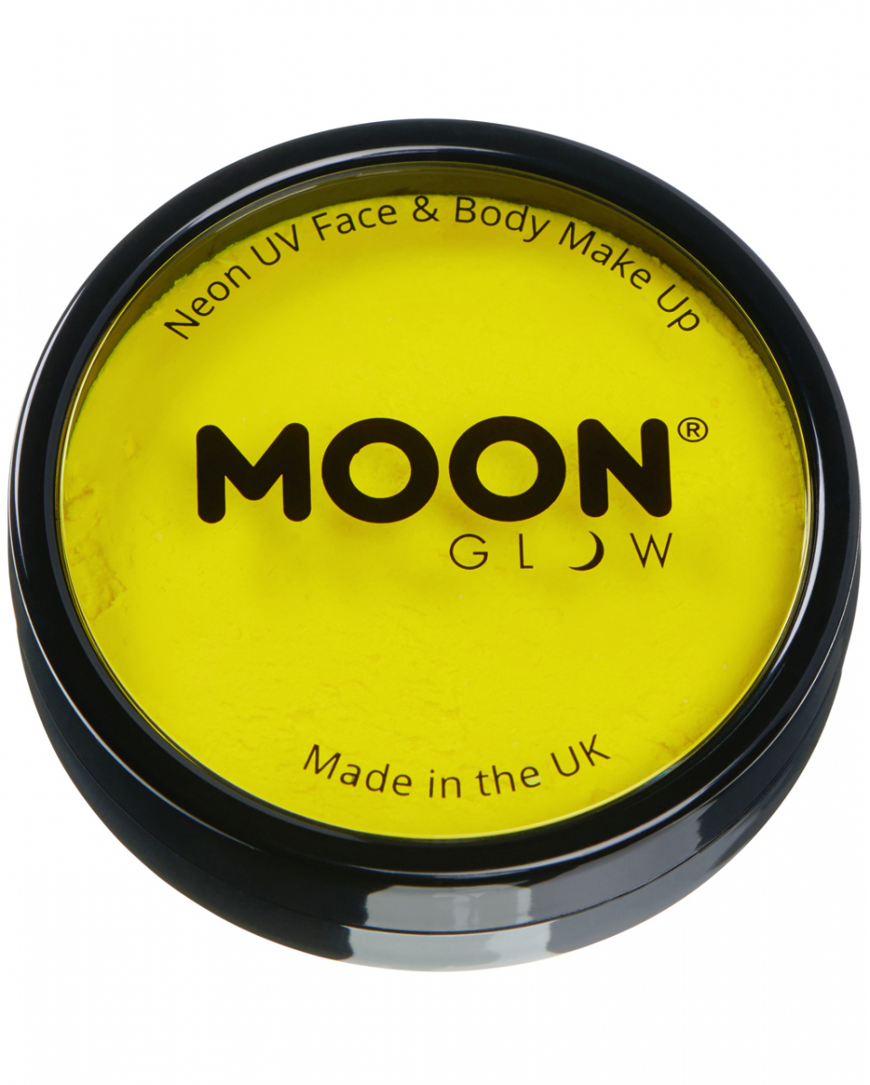 Neon Gelbes Aqua UV Make-Up