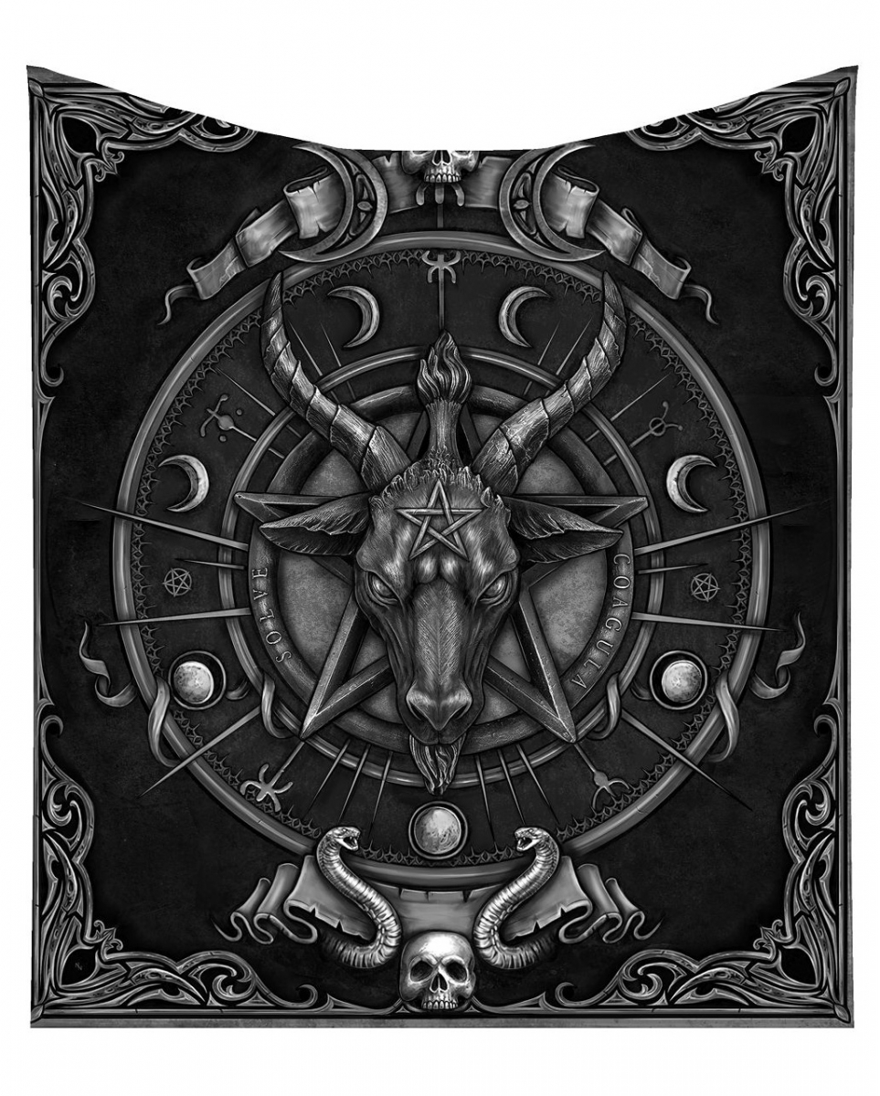 Baphomet Kuscheldecke