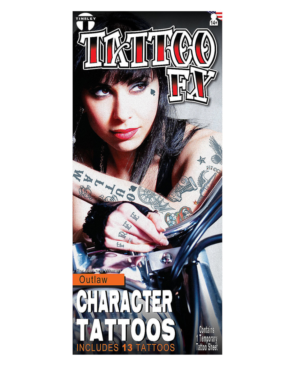 Biker & Motorrad Gang Klebetattoo