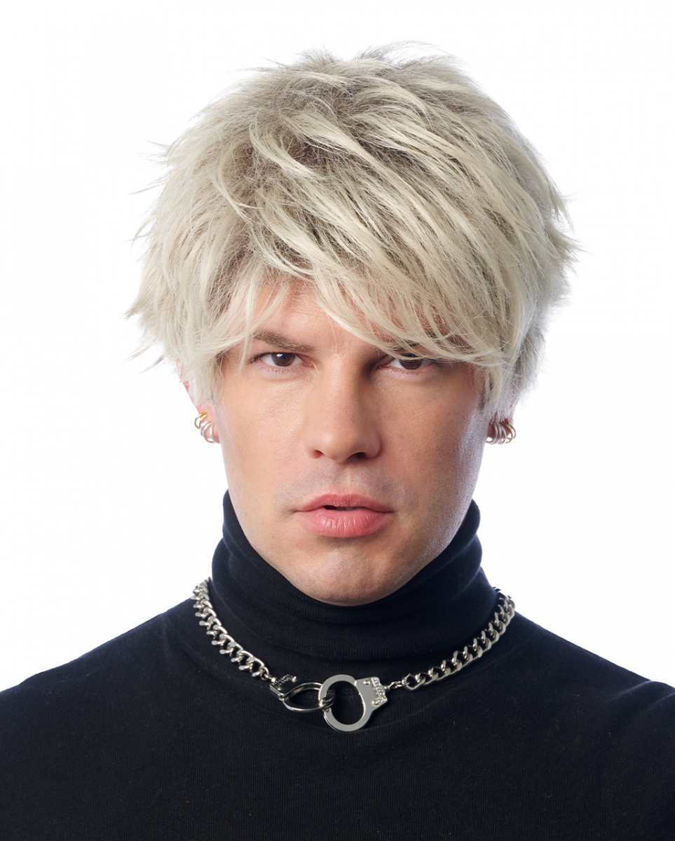 Blonde Rockstar Perücke