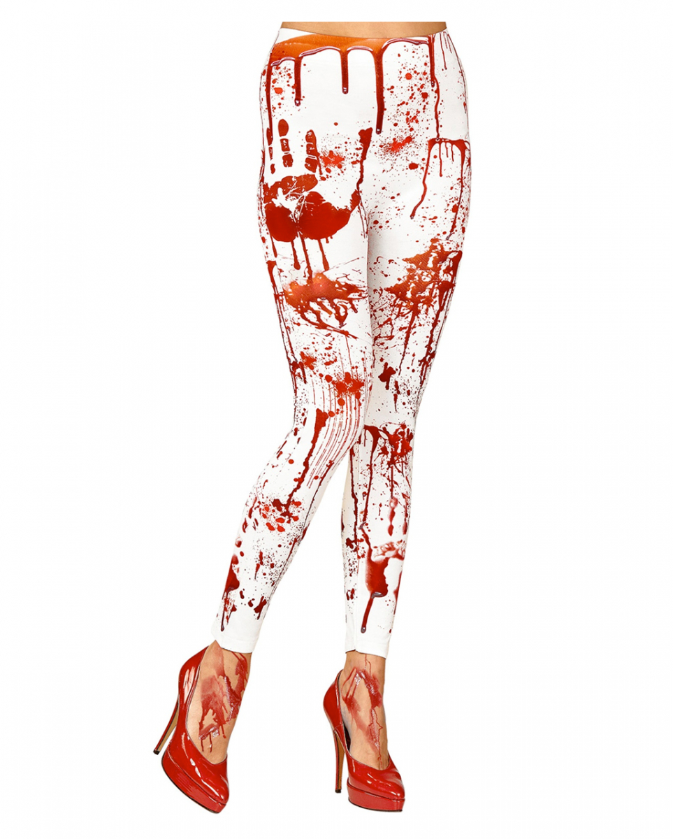 Leggins mit Blut-Spritzern