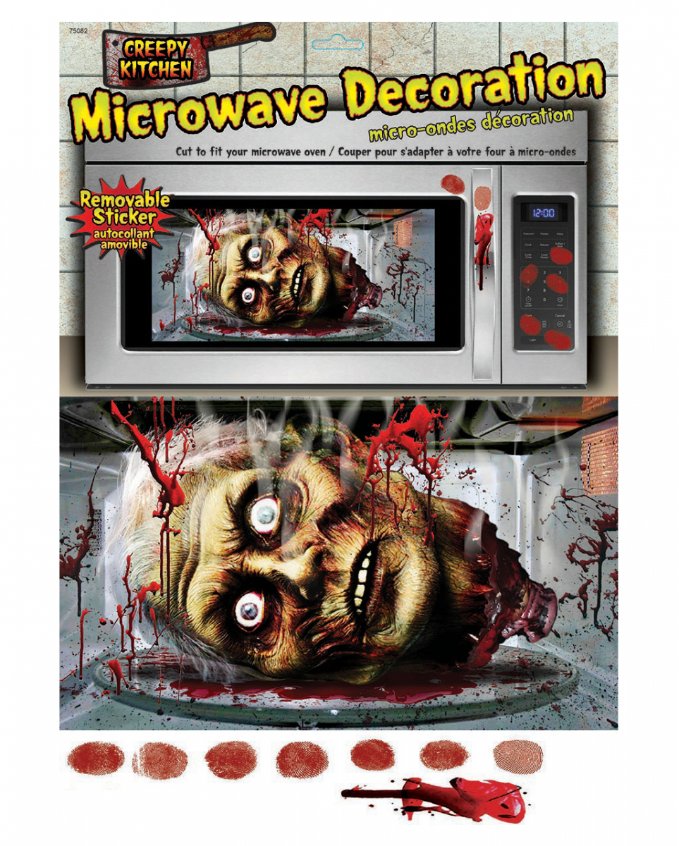 Halloween Mikrowellen Dekofolie