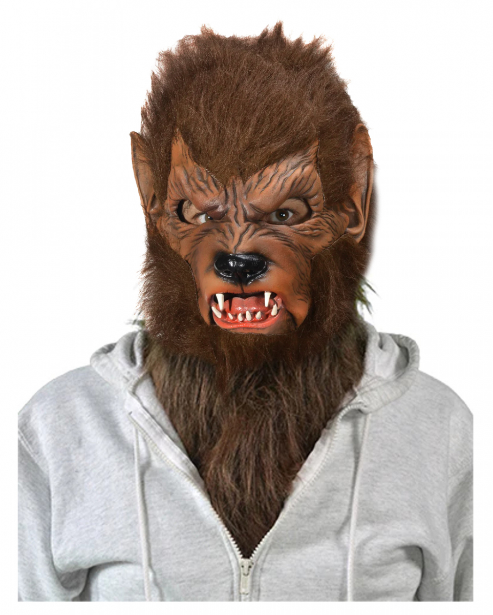 Brauner Fellkragen als Kostümaccessoire