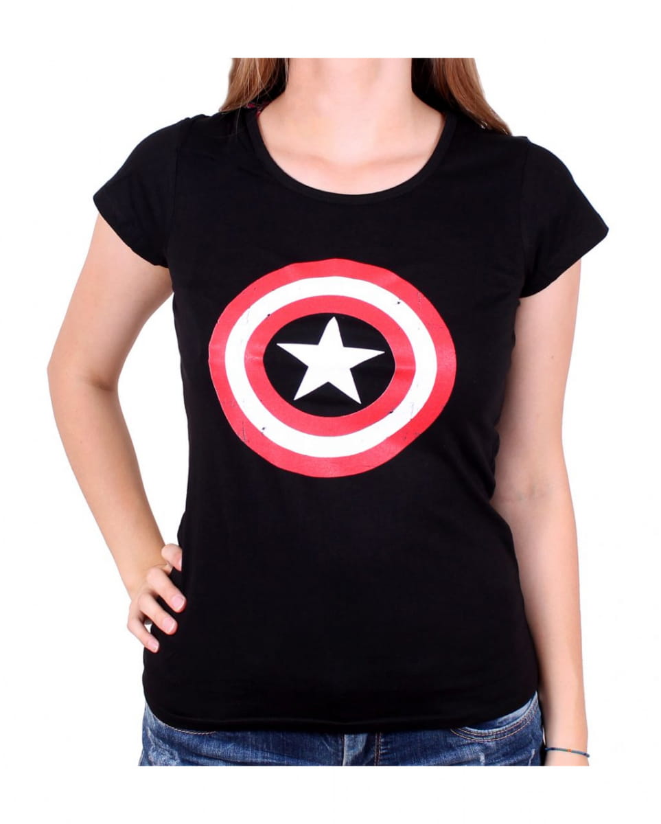Captain America Frauen T-Shirt The Shield