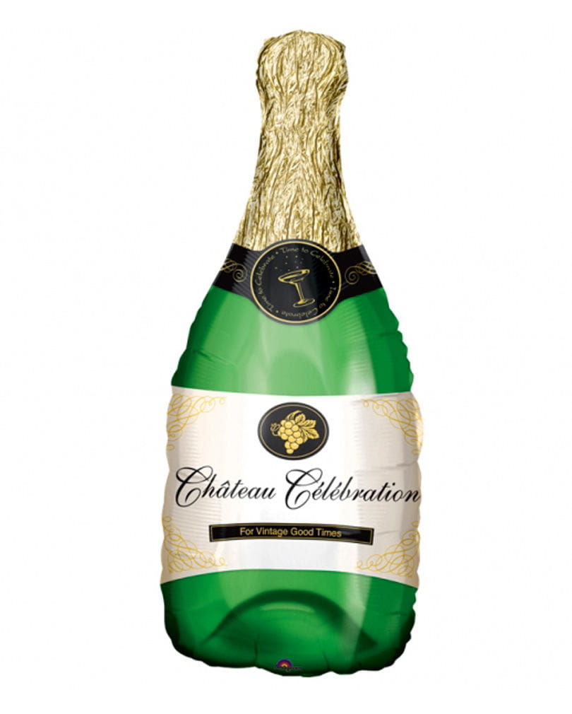 Champagner Flaschen Folienballon