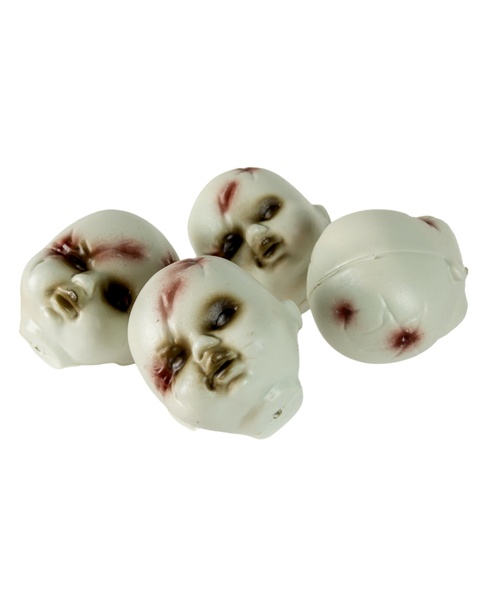 Broken Doll Dekoköpfe 4St.