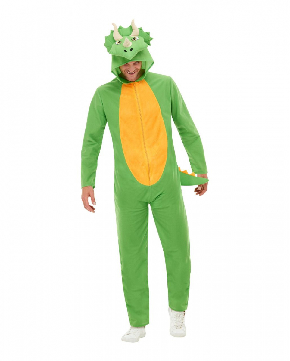 Dino Onesie Kostüm für Erwachsene