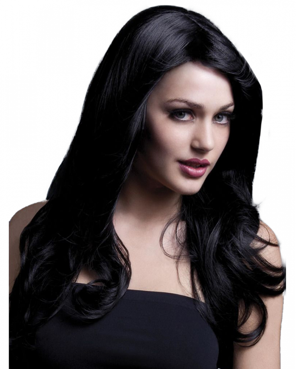 Nicole Damen Perücke schwarz