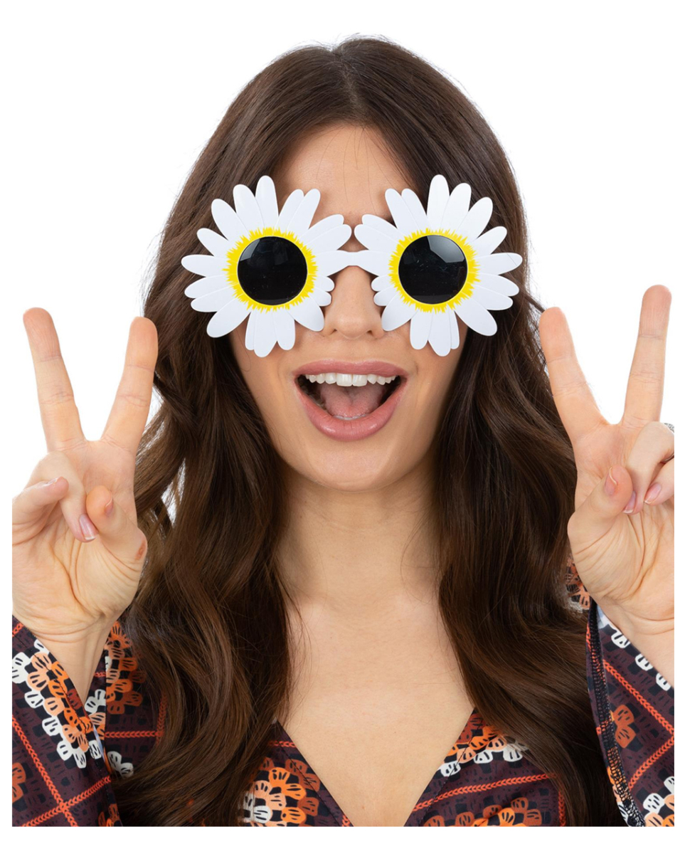 Hippie Brille Gänseblümchen