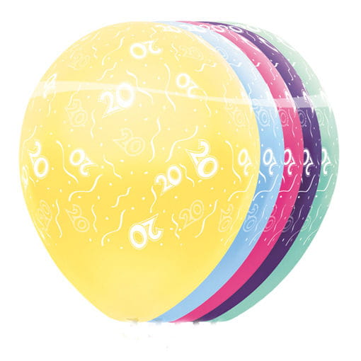 Geburtstag Latex Ballons 20
