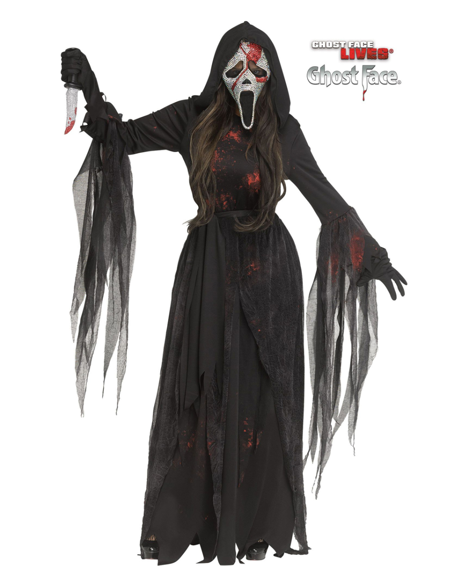 Blutiges Ghostface Bling Bling Kostüm