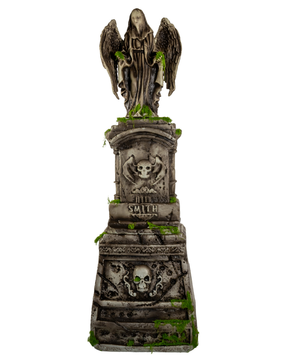 Riesiges Grabmal mit Engelsfigur 3-teilig 172cm