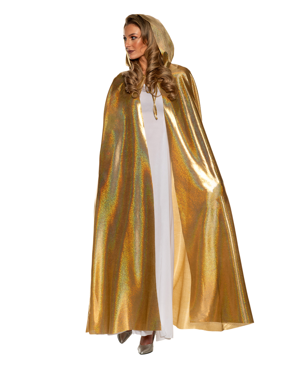 Metallischer Umhang Gold