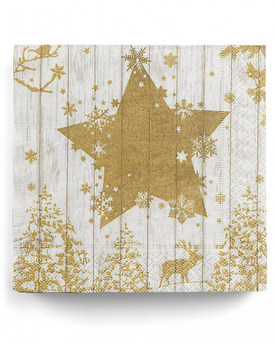 Golden Star Servietten 20 Stück
