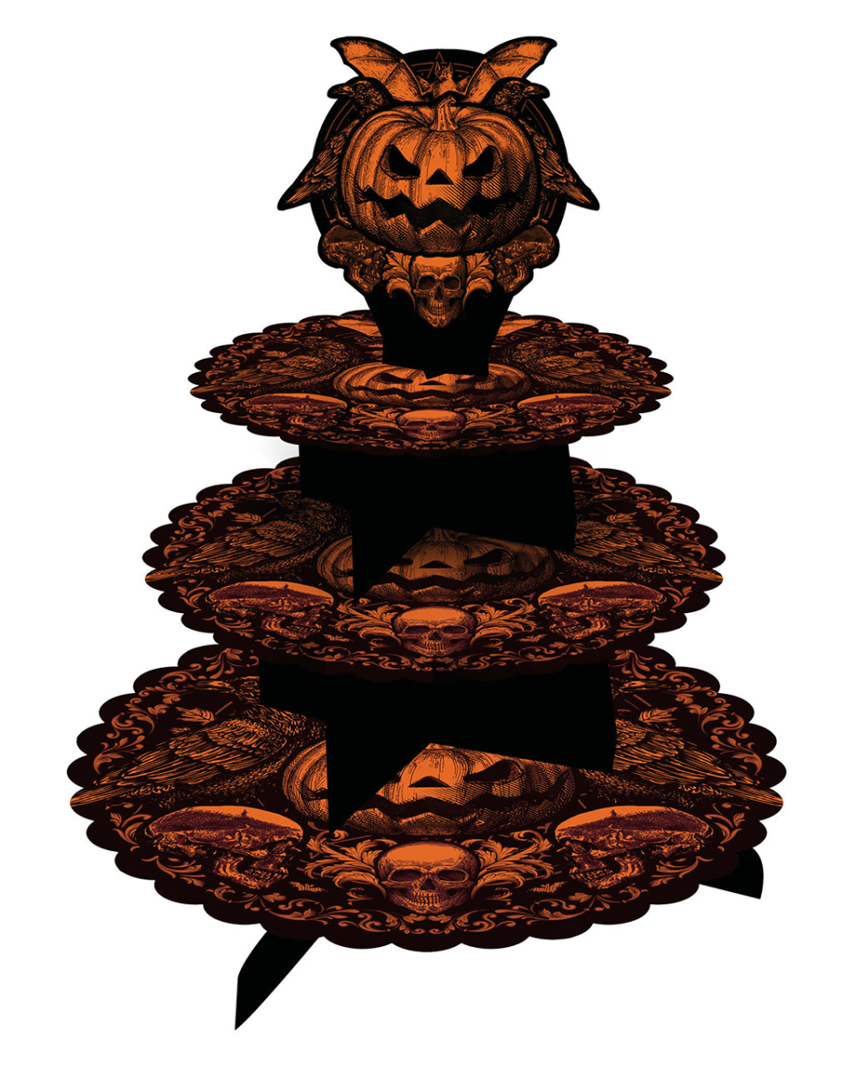 Viktorianische Kürbis Motiv Etagere 40cm