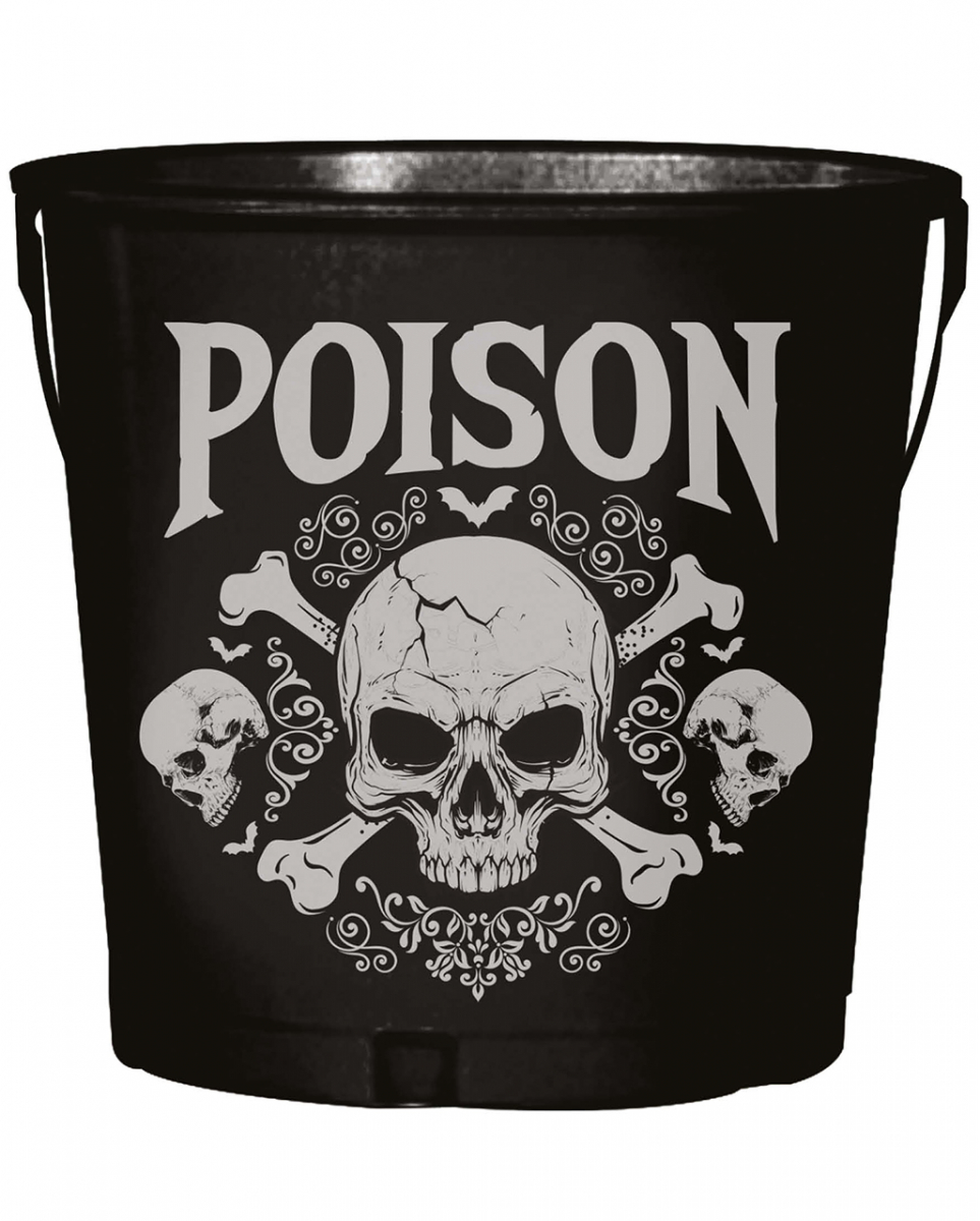 Metall Behälter Gothic Skull 'Poison'