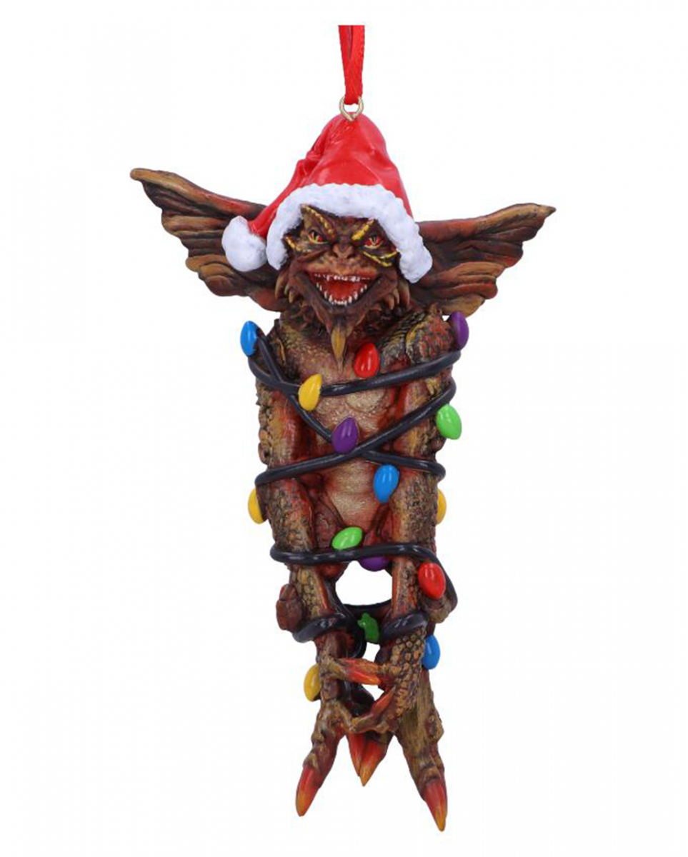 Gremlins Stripe in Lichterkette Christbaumkugel