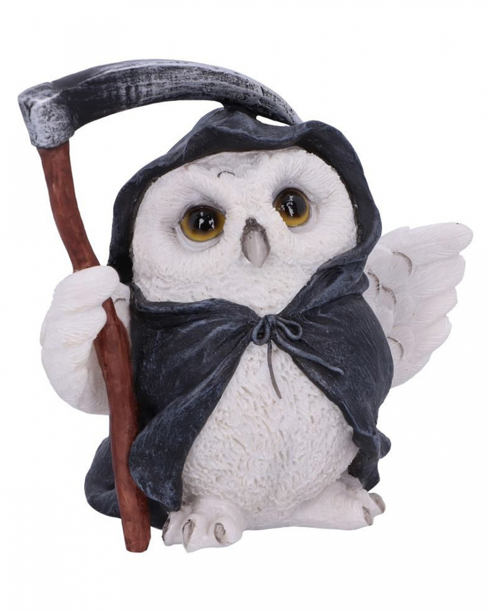 Sensenmann Eule mit Sense 12,5cm