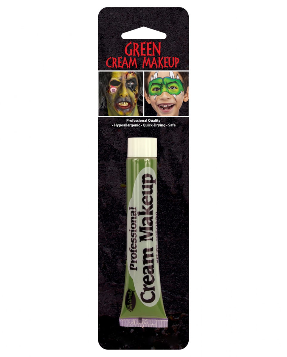 Grünes Zombie Make Up