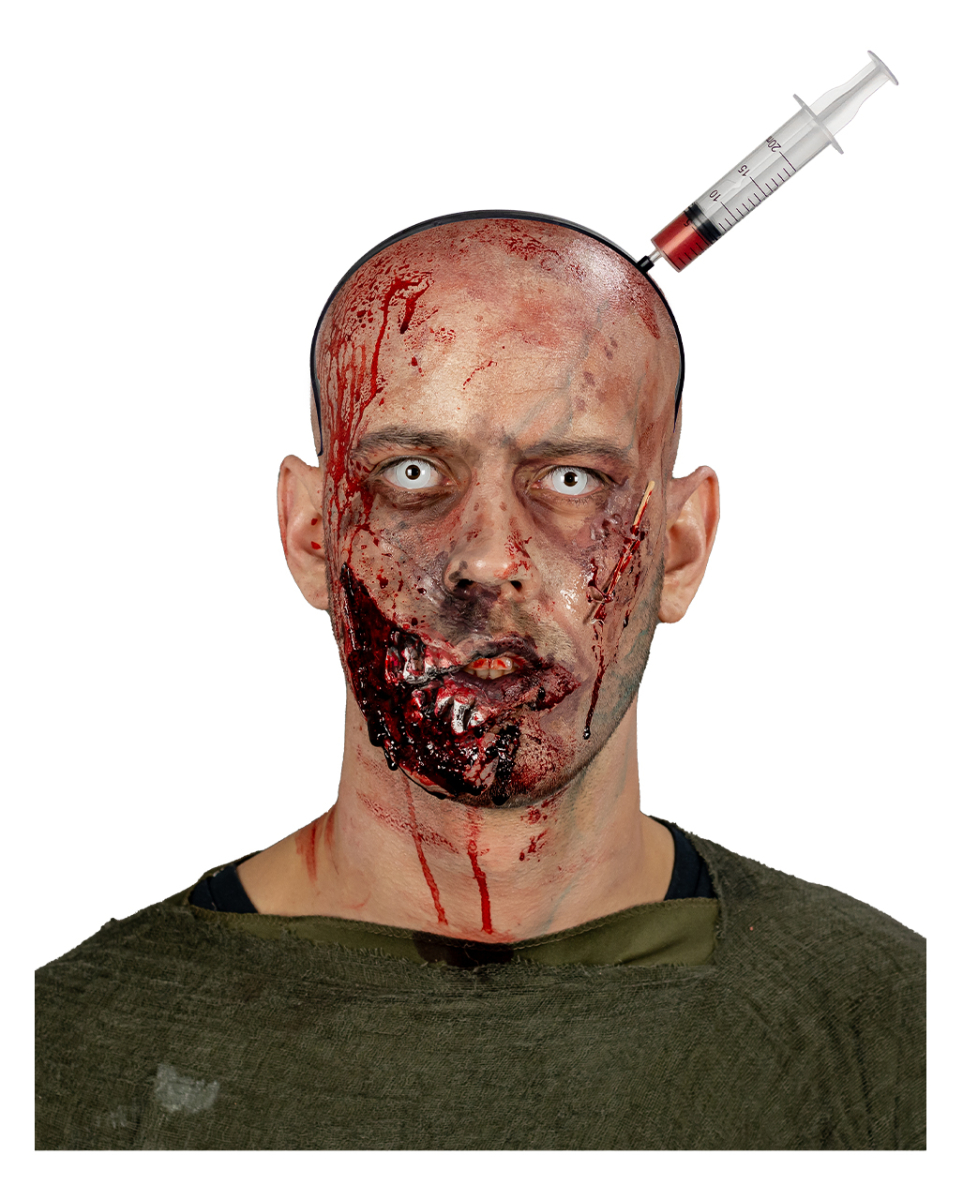 Spritze durch den Kopf Haarreif