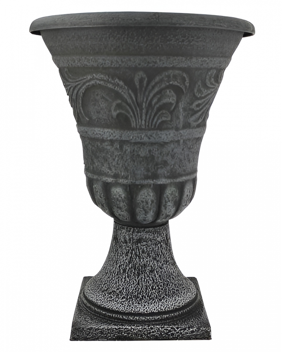 Halloween Friedhof Pflanzengefäß im Steindesign 54cm