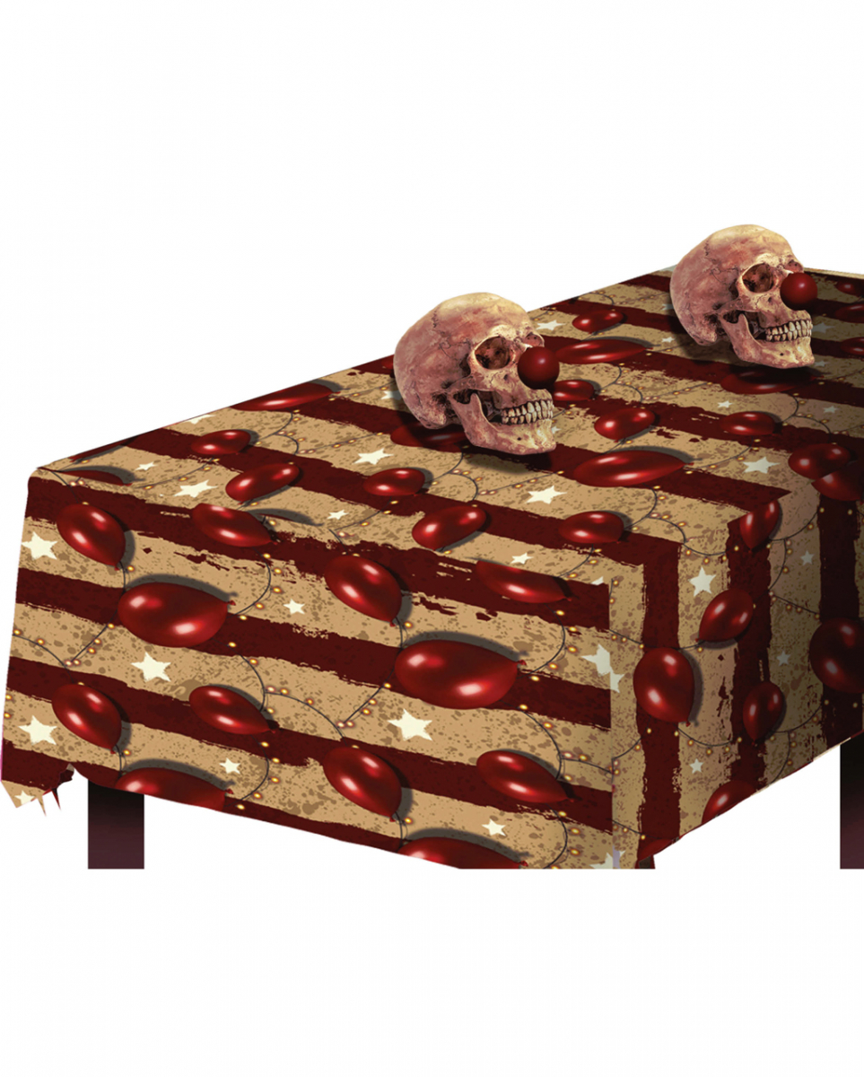 Horror Clown Zirkus Halloween Tischdecke