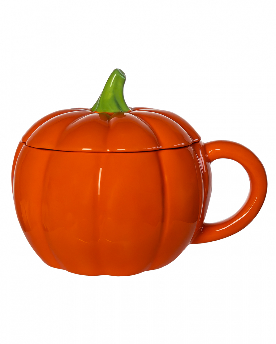 Halloween Pumpkin Tasse mit Deckel 500ml