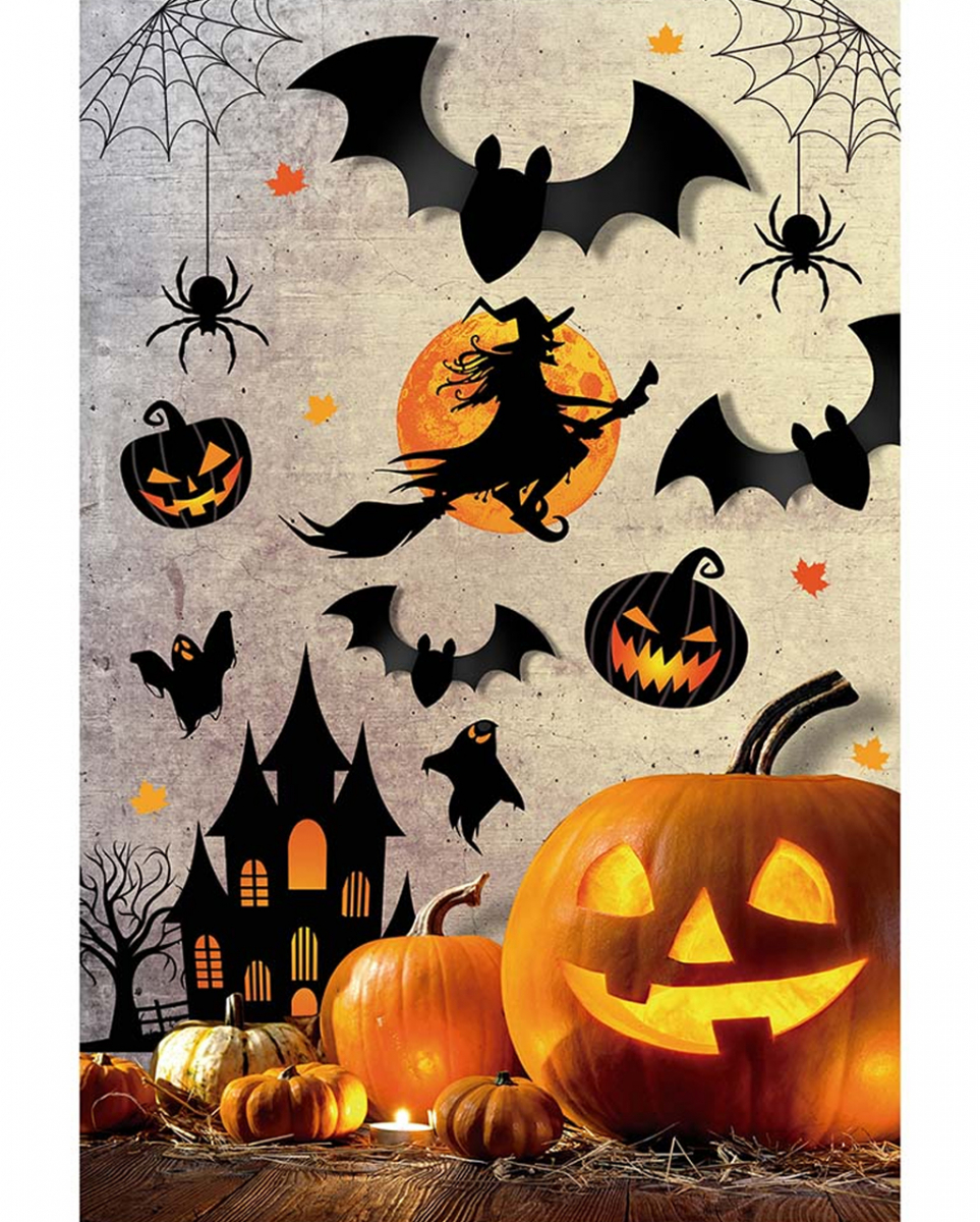 Wandsticker Halloween Schatten Motive
