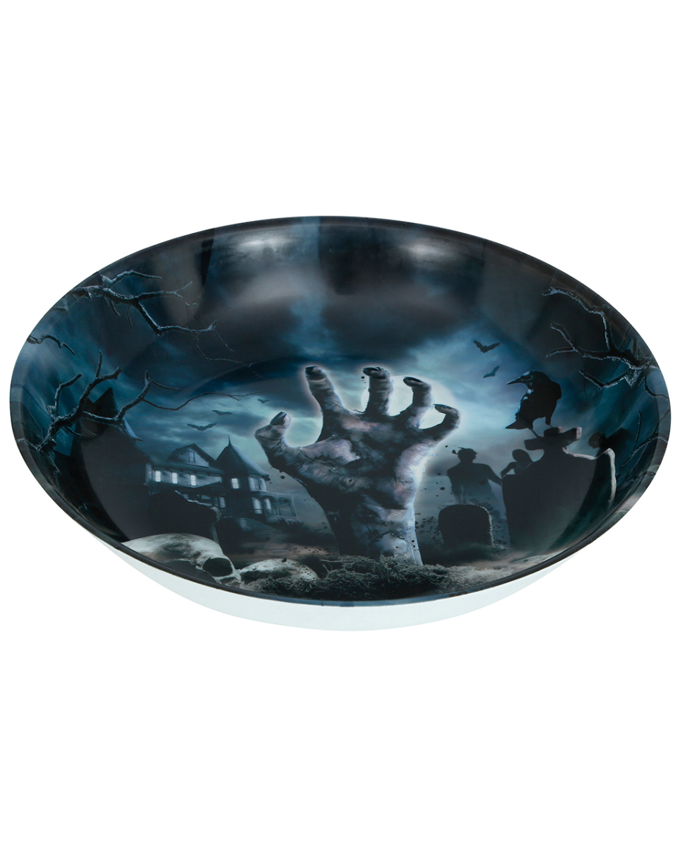 Zombie Friedhof Halloween Schale