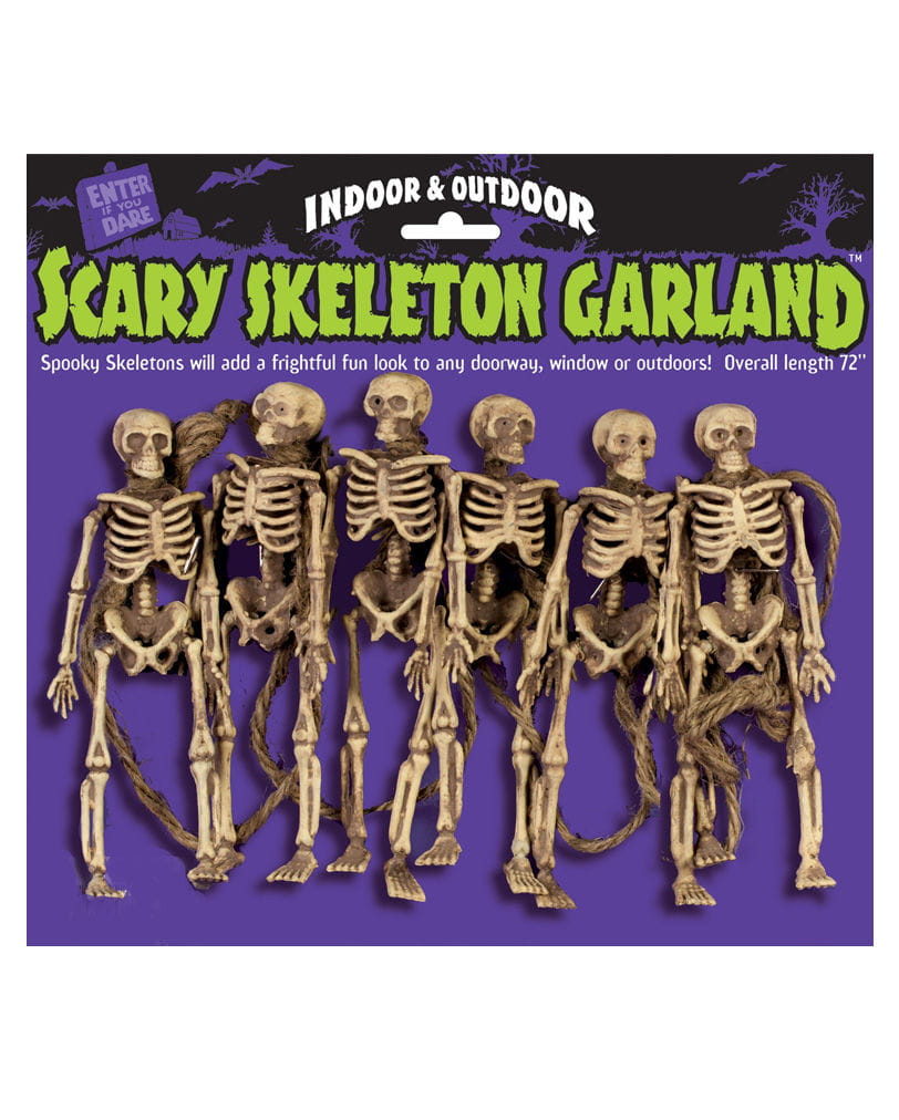 Halloween Skelett Girlande 182cm