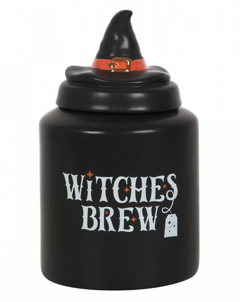 Hexengebräu Teedose aus Keramik 18cm